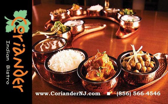 Delivery by Coriander: an Indian Bistro