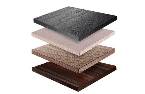 Embossed wood veneers  by IKONNI