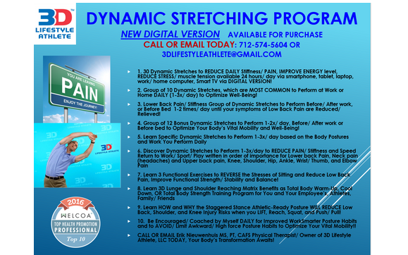 Online discount stretching program