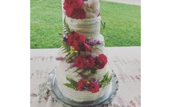 Wedding Cake - made from scratch - Gluten Free Options Available by Renee's Working Girl Catering Service LLC
