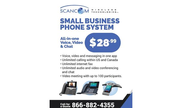 Small Business Phone System by Scancom Wireless Teechnologies in