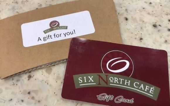 Gift Cards by 6 North Cafe