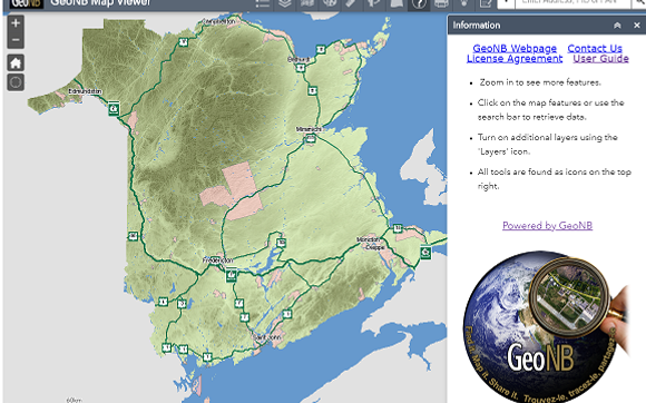 Fredericton NB Map