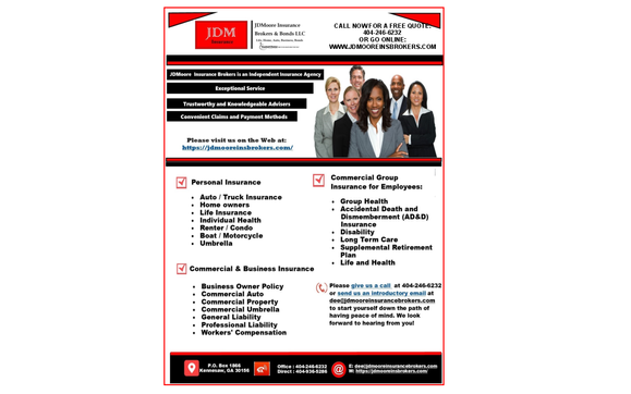 Auto Insurance by JDMoore Insurance Brokers LLC