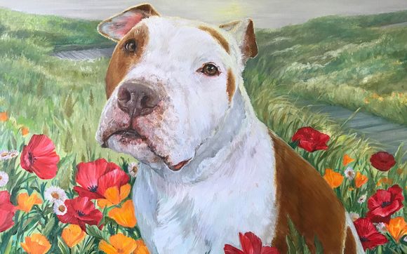 Pet portraits  by Brooke Kent Fine Art & Design