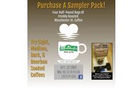 Custom coffee sampler packs available by Manchester St. Coffee