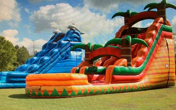 Water slides  by B&M Inflatables