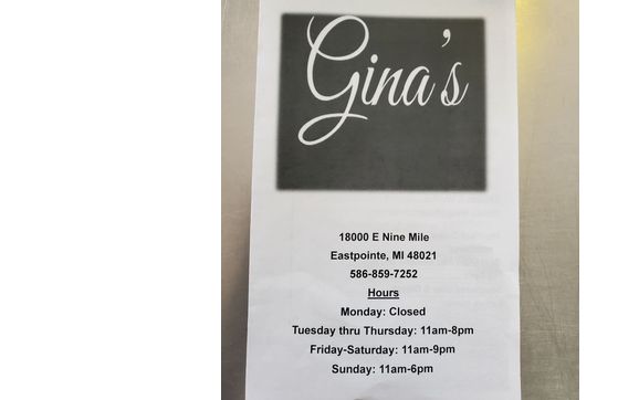 Gina's soul food  by Gina's soul food