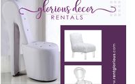 Luxury party furnishing by Glorious Decor Rentals