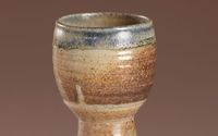 Saltfired goblet by Lockman Pottery