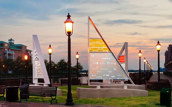 Glass and Concrete Sign Structures by TKO Engineering Solutions in ...