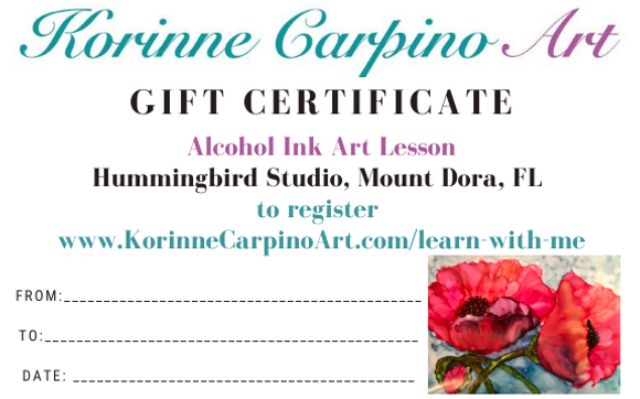 Gift Certificates by Korinne Carpino Art