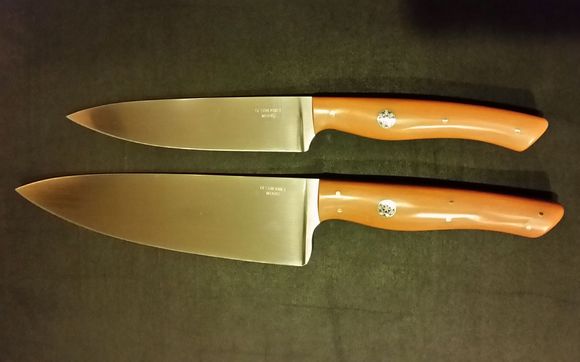 custom kitchen knives by Olson Knife Works