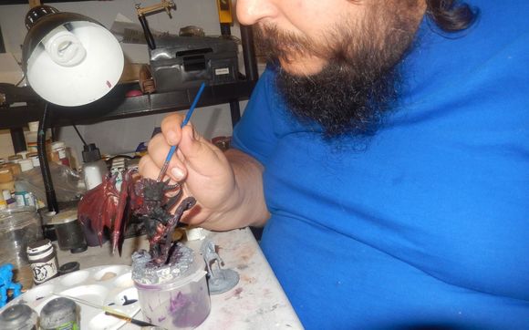 Painting & Assembling Tabletop  miniatures by Omni Realms Creative Studio