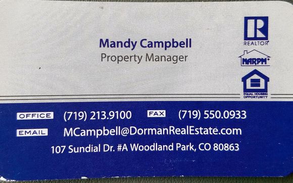 Dorman Real Estate Management Woodland Park Co Alignable