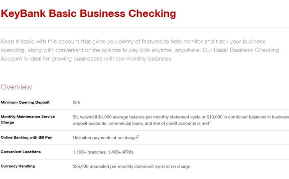 KeyBank Basic Business Checking by KeyBank in West