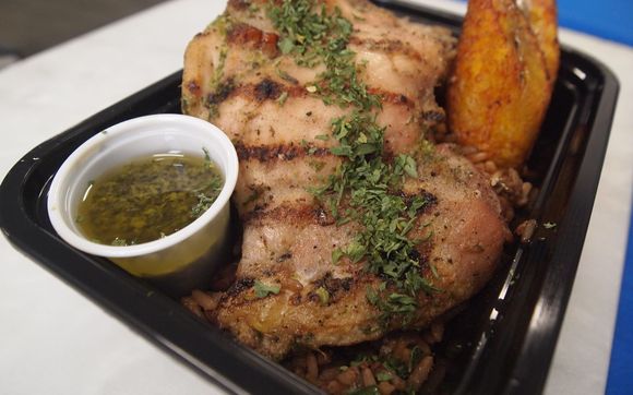 Individual Ckicken Churrasco by Corporate Caterers Orlando