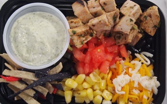 CILANTRO LIME CHICKEN TACO SALAD - INDIVIDUAL by Corporate Caterers Orlando