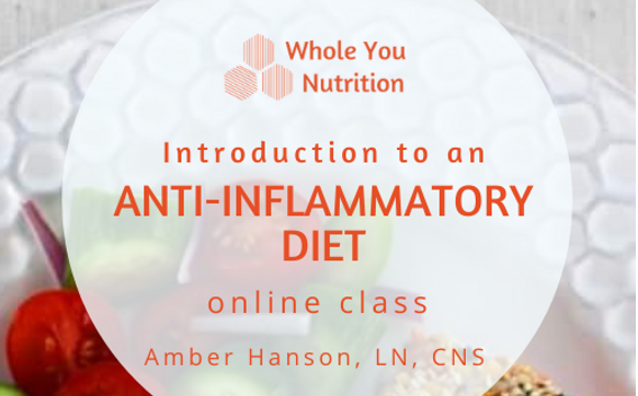 Introduction to an Anti-Inflammatory Diet Online, Anytime Class by Whole You Nutrition