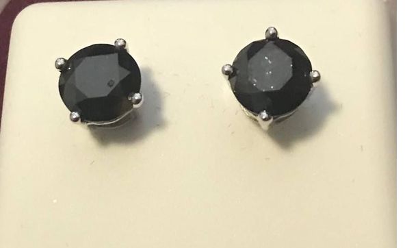 Onyx Diamond Earrings by Jain Jewelry Network