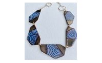 Handmade Sterling Silver & Copper Enameled Jewelry by Starland by Hand Jewelry