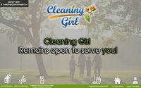  We remain open for business! by Cleaning Girl Trustworthy Services