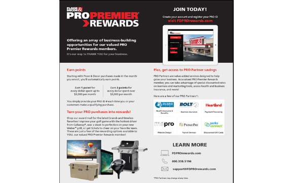 Pro Premier Rewards By Floor Decor
