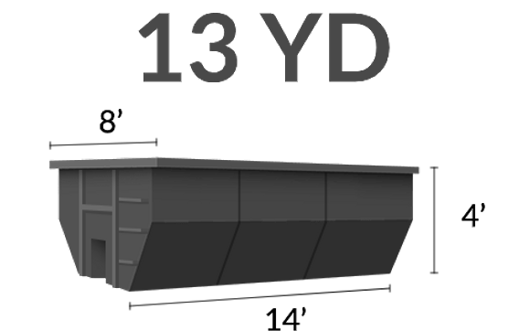 13 Yard Dumpster Rental by CTX Dumpsters