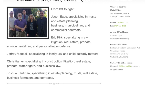 Litigation by Stokes, Hamer, Kirk & Eads, LLP