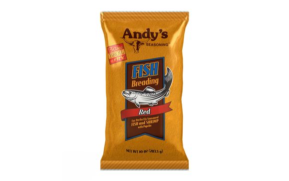 Red Fish Breading - 10 oz by Andy's Seasoning, Inc.