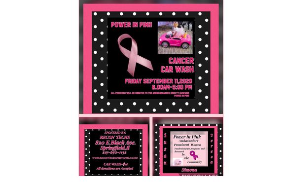American Cancer Society Power in Pink will have a fundraiser sponsored by Derek Roberts and Recon Techs. by American Cancer Society