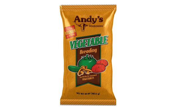 Vegetable Breading - 10 oz by Andy's Seasoning, Inc.