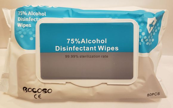 Disinfectant Surface Wipes Pack of 80 by Simmons Medical Devices, LLC