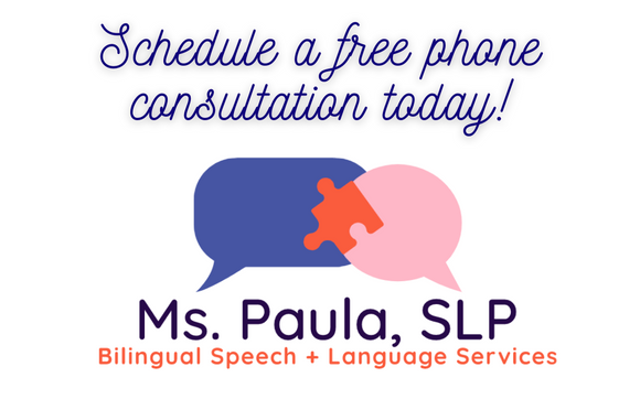 FREE Phone Consultation by Ms. Paula, SLP