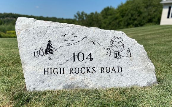 Engraving’s on Residential stones  by Hanks Engraving-Cemetery Monuments- Granite Signs- Engraving
