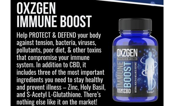 Oxzgen Immune Boost by Oxzgen CBD Wellness Products
