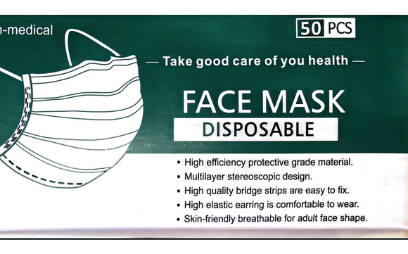 3-ply disposable mask by Puravizion