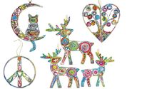 New Recycled Magazine Ornaments for Holidays by World Buyers Wholesale Gifts & Decor