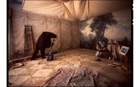 Hand painted backdrops  by Charles D Broderson Inc