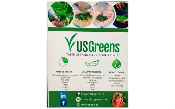 Organic Wheatgrass, Alfalfa, Barley, Oat & Kale by US Greens