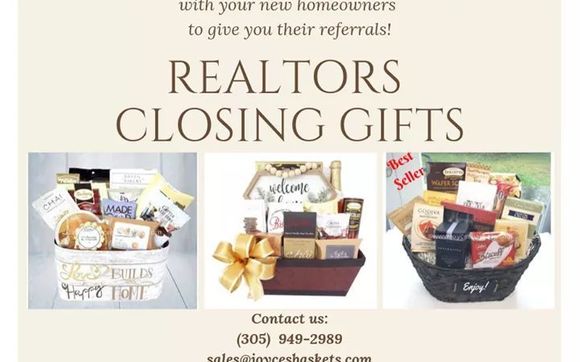 Realtors: Thank you/ New home gifts. by Joyce's Baskets