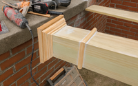 porch post by DB Carpentry & Restoration
