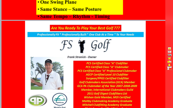 Custom Clubfitting & Clubmaking, Regripping & Reshafting by FS Golf