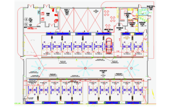Automotive Service Shop Equipment Layout & Design by A & I Sales ...