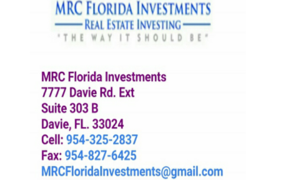 Real Estate Development by MRC Florida Investments