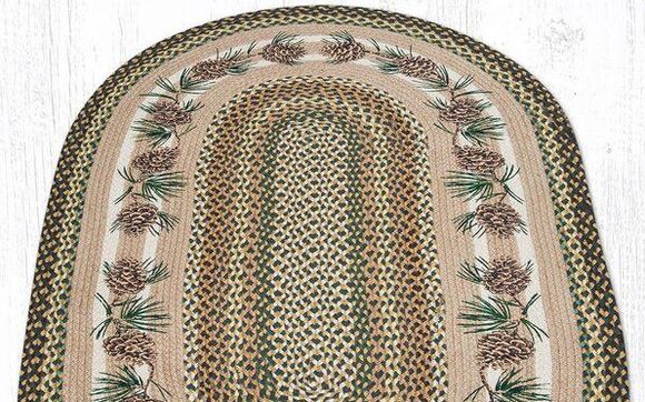 Oval Lodge Area Rugs by Ozark Cabin Décor, LLC