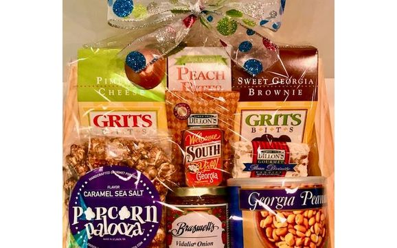 Georgia Gift Baskets and Grits Bits snacks by Grits Bits Georgia Gifts