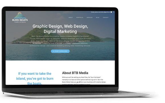 Website Design & Development by Burn the Boats Media
