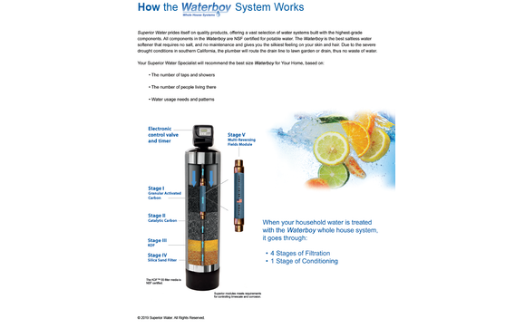 SUPEROR WATER WATERBOY WHOLE HOUSE WATER FILTRATION by Superior Water ...