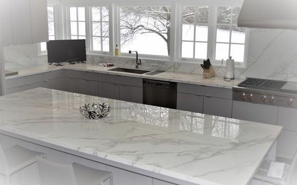 Neolith Calacatta Sintered  by Pistritto Marble Imports, Inc.